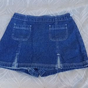 Route 66 Denim Shorts/Skirt